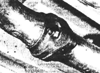 Рис.23.7. Фланцевое соединение выхлопной системы.