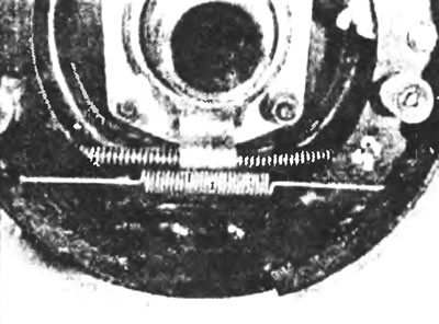 Рис. 8.7. Нижняя стягивающая пружина (ее крепление).