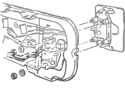 Рис. 6.10. Снятие указателя уровня топлива.