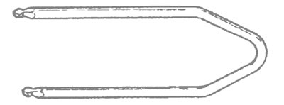 Рис. 23.6,а. Инструмент для снятия магнитолы.
